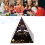 5 cm Orgonitpyramid för positiv energihelande Kristallpyramid Meditation Orgonitpyramid Chakra Zodiak Energikälla Stenbock