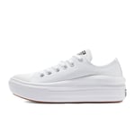 Converse Women's Chuck Taylor All Star Move Gymnastics Shoe, White, 7.5 UK