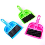 Mini Plastic Cleaning Sweeper Dustpan Broom Set for Pets Home Appliance Random Color Creative and Useful