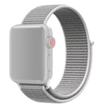 Apple Watch Ultra/Ultra 2 49mm etc Klockarmband i Nylon - Vit Vit