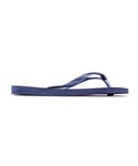 Havaianas Womens Slim Sandals - Blue PVC - Size UK 3.5