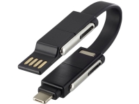Renkforce kabelförlängare adapterkabel [2x USB 2.0 kontakt A, USB-C™ kontakt - 2x Apple Lightning kontakt, USB-C™ kontakt, micro USB-kontakt] på båda sidor (RF-4591192)