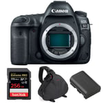 Canon EOS 5D Mark IV Nu + SanDisk 256GB Extreme PRO UHS-I SDXC 170 MB/s + Canon LP-E6N + Sac | Garantie 2 ans