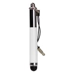 Universal kapacitiv stylus penna med justerbar längd - Hvid