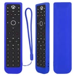 Protective Silicone Remote Case for PDP 048-083-NA Talon Media Remote Control, for Xbox One, TV, Blu-Ray & Streaming Media Remote Control Shockproof Washable Skin-Friendly Cover with Loop-Blue