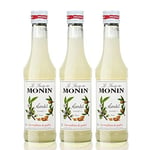 3 X Monin Almond Syrup, 250 Ml Bottle