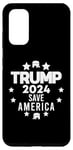Coque pour Galaxy S20 Donald Trump 2024 Take America Back Trump américain