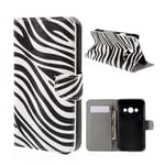 Samsung Moberg Galaxy Xcover 3 Fodral & Plånbok - Zebra