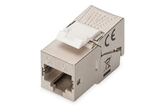 Digitus CAT 6A keystone module, shielded, tool-free mounting connection
