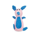 Legetøj til hunde Blå Pink Gris 27 x 11,5 x 19 cm Bamse med lyd