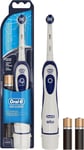 Oral-B Pro-Expert Electric Toothbrushes 1 Handle 1 Head 2 Batteries Blue & Whit