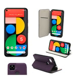 Google Pixel 5 5G Etui / Housse pochette protection violet - Neuf