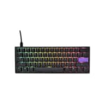 Ducky ONE 2 Mini Gaming Tastatur, MX-Blue, RGB-LED, schwarz (US)