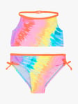 Angels by Accessorize Kids' Rainbow Tie Dye Bikini, Multi