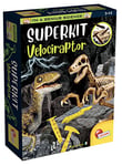 Lisciani - I'm Genius Science - Kit Velociraptor - Squelette de Dinosaure - Déterre et Construis - Jeu Educatif et Scientifique - Pour Enfants de 7 à 12 ans