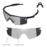 Walleva Lenses and Black Nosepads for Oakley M Frame Strike - Multiple Options