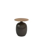 Gloster - Blow Low Side Table, Coffee - Småbord & Sidobord utomhus - Henrik Pedersen - Brun - Trä/Sten