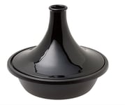 Le Creuset Cast Iron and Stoneware Tagine Large - 35cm / 4.5L Black (New)