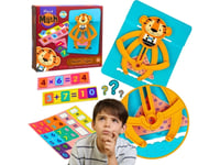 Matte Tiger För Undervisning I Addition Och Multiplikation Abakus För Barn