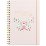 Kalender 25/26 Life Planner Pink Horisontell Burde