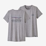 Patagonia Dame Cap Cool Daily Graphic Skjorte (Grå (73 SKYLINE: FEATHER GREY) X-large)