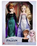 Disney Frozen Queen Anna & Elsa the Snow queen Fashion Doll 2pk New With Box