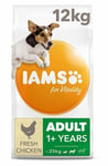 Iams Vitality Adult Small & Medium Dog Food With Fresh Chicken 12kg