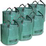 Lot De 6 * 500L Sacs De Jardin,Sacs De Déchets Jardin Résistants Sac À Déchets De Jardin Sac Déchet En Pp Robuste Lot De 6 Sacs À Déchets De Jardin Sacs Poubelle De Jardin(Lot De 6-500 L,Vert)