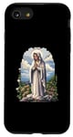 Coque pour iPhone SE (2020) / 7 / 8 Notre-Dame de Lourdes 8 embouts
