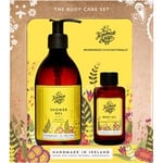 The Handmade Soap Collections Lemongrass & Cedarwood Presentförpackning med kroppsvård Shower Gel 300 ml + Body Oil 50 1 Stk.