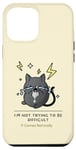 Coque pour iPhone 12 Pro Max I'm Not Trying To Be Difficult It Just Comes Naturally | Chat
