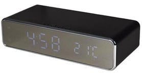 Recharge Alarm Clock with Wireless Charger, Black - 421.785UK