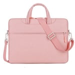 Capida Laptop/Macbook-väska med axelrem 13"-14" (36x27 cm) - Rosa