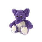 Intelex Warmies Microwavable  Elephant Purple Cream Heatable Scented Soft Toy