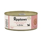 30 % rabatt! 18 x 70 g Applaws våtfoder katt  - I buljong: Tonfiskfilé & lax