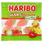 HARIBO GIANT STRAWBS GONE MINI BAGS 16G 100 Bags Tracked Delivery Only £16.99