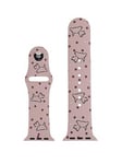 Radley Ladies Pink Printed Printed Dog Silicone Apple Watch Strap, Pink, Women