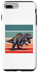 Coque pour iPhone 7 Plus/8 Plus Tyrannosaure Rex paléontologue Dinosaure rugissant Indominus
