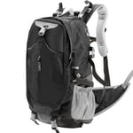 Cozary Sac à Dos Randonnée 40L Étanche Homme/Femme - Étanche & Respirant - Housse de Pluie Incluse (Noir)