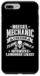 iPhone 7 Plus/8 Plus Caution Flying Tools Diesel Mechanic Graphic Case