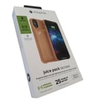 Mophie iPhone X / XS Juice Pack Access Charging Cover Case - Gold