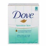 Soap Dove Sensitive Skin Bar 4 oz. Individually Wrapped Unscented Count of 8 By