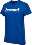 hummel Women's GO Cotton Logo T-Shirts True Blue