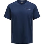 Peak Performance M Explore Logo Tee Blue Shadow