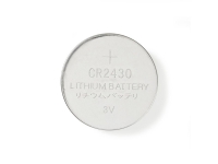 Nedis BALCR24305BL, Engångsbatteri, CR2430, Litium, 3 V, 5 styck, Silver