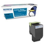 Refresh Cartridges Black 802SK Toner Compatible With Lexmark Printers