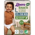 Libero Touch L Absorberande Inlägg till hybridblöja (11-18 kg) 22 st