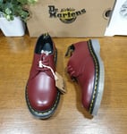 NEW IN BOX! Dr Martens 1461 Iced Cherry Red Smooth Leather Shoes Size UK 3