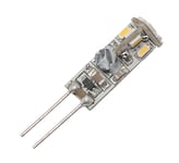 12V G4 rundtlysende 0,54W 12 SMD3014 led pære, varmhvit