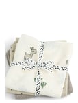 Burp Cloth 3-Pack Gots Lalee Sand Patterned D By Deer